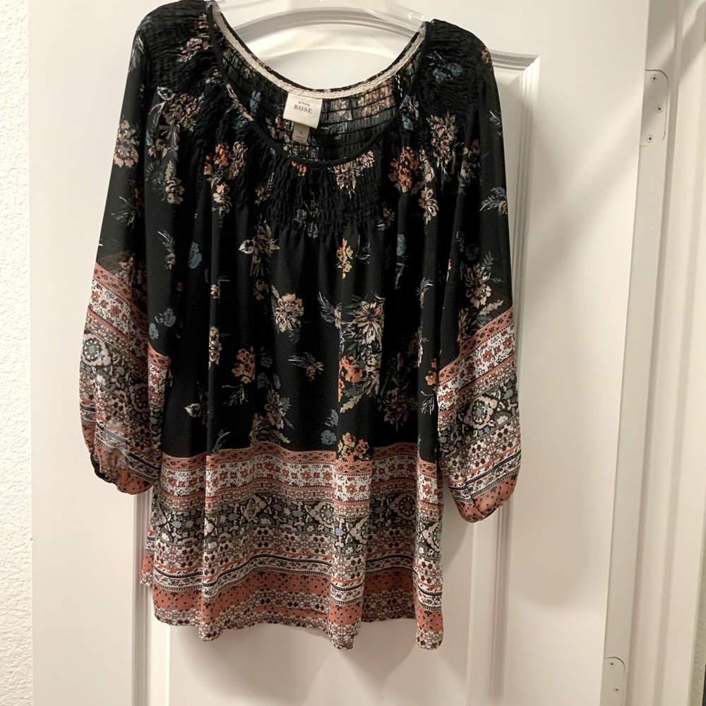 Knox Rose Multi Color Blouse
